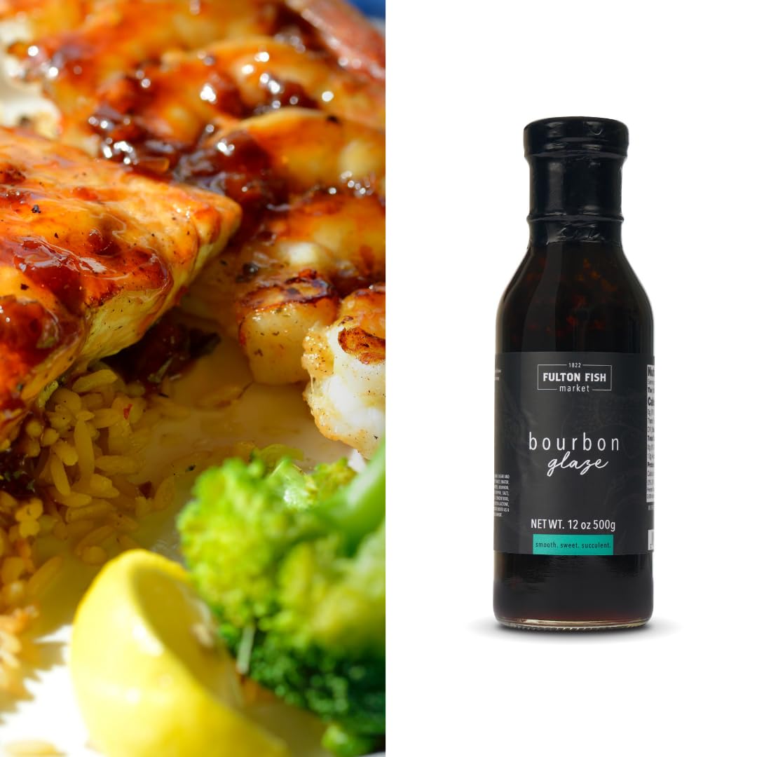 Fulton Fish Market glaze refrigeration cue keeps freshness after opening.