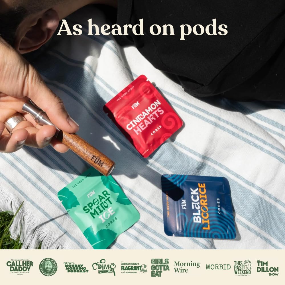 FÜM Cinnamon Hearts core close-up with warm spice and comforting taste.