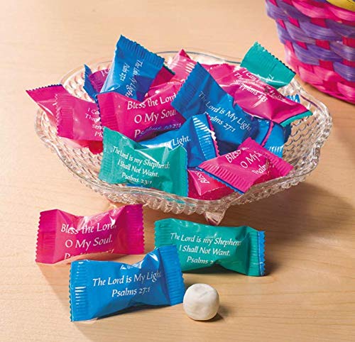 Close-up of Fun Express butter mints showing creamy melt-in-your-mouth texture