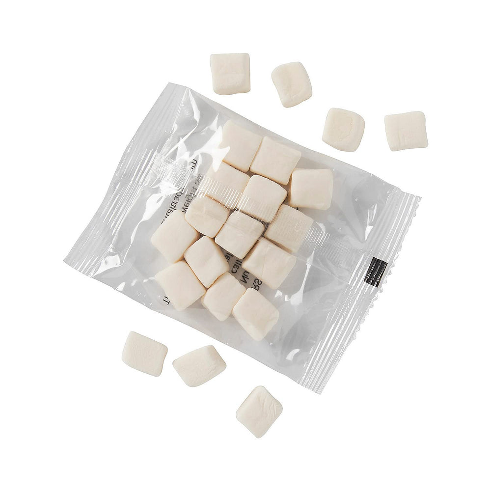 Fun Express mini marshmallows vanilla packets ideal for convenient hot cocoa toppings