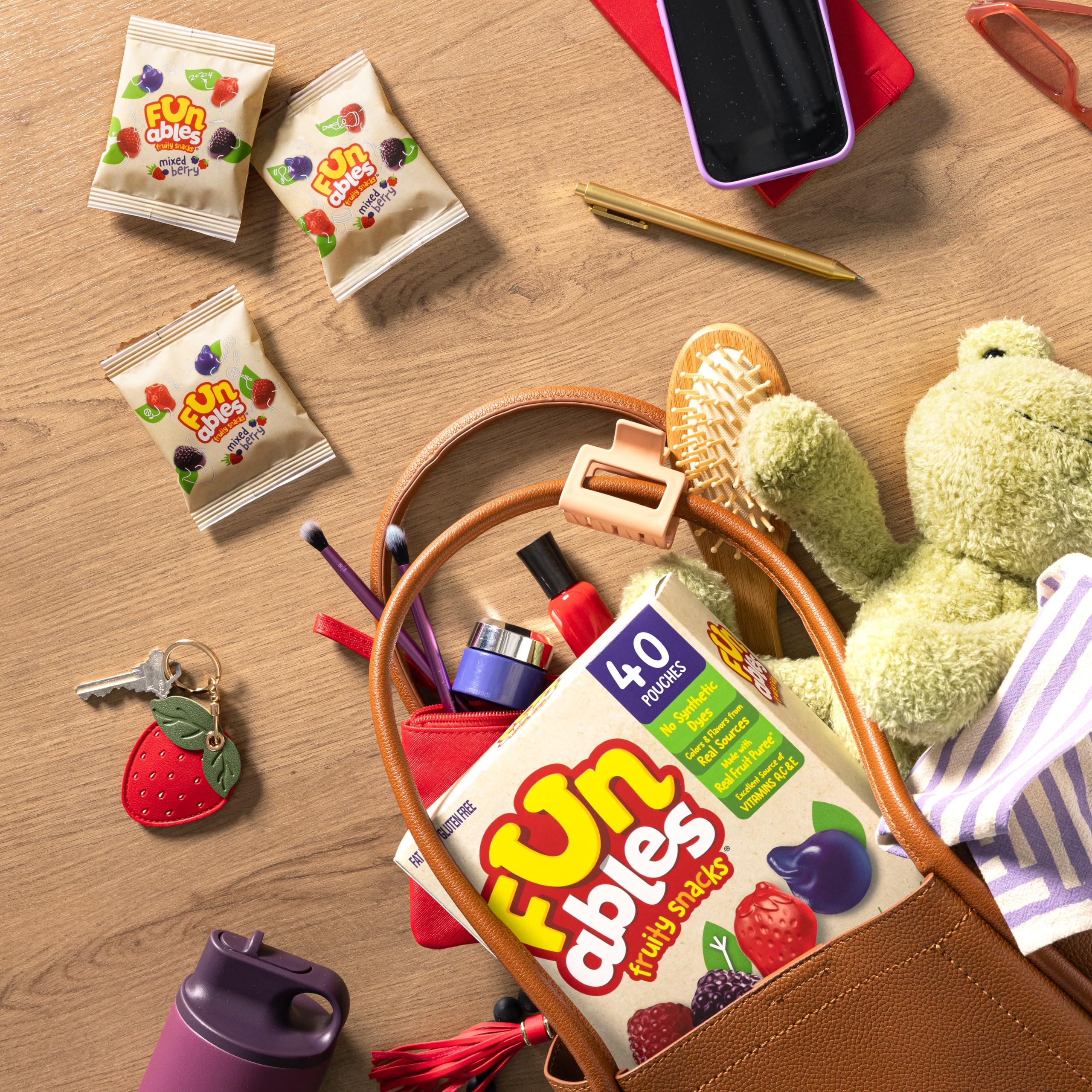 Funables Mixed Berry Snacks snack-time idea, perfect for school lunches.