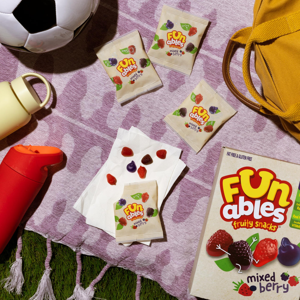 Funables real fruit puree ingredient emphasizes natural sweetness in every bite.