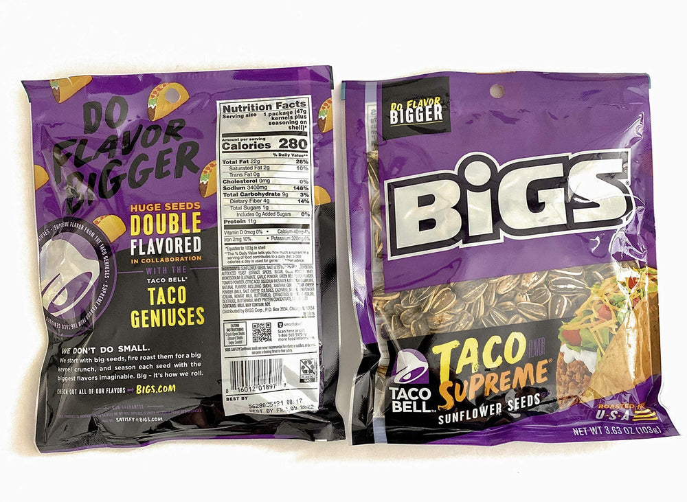 Fungraver Taco Supreme seeds 2pack on a tasting board, great for sharing.