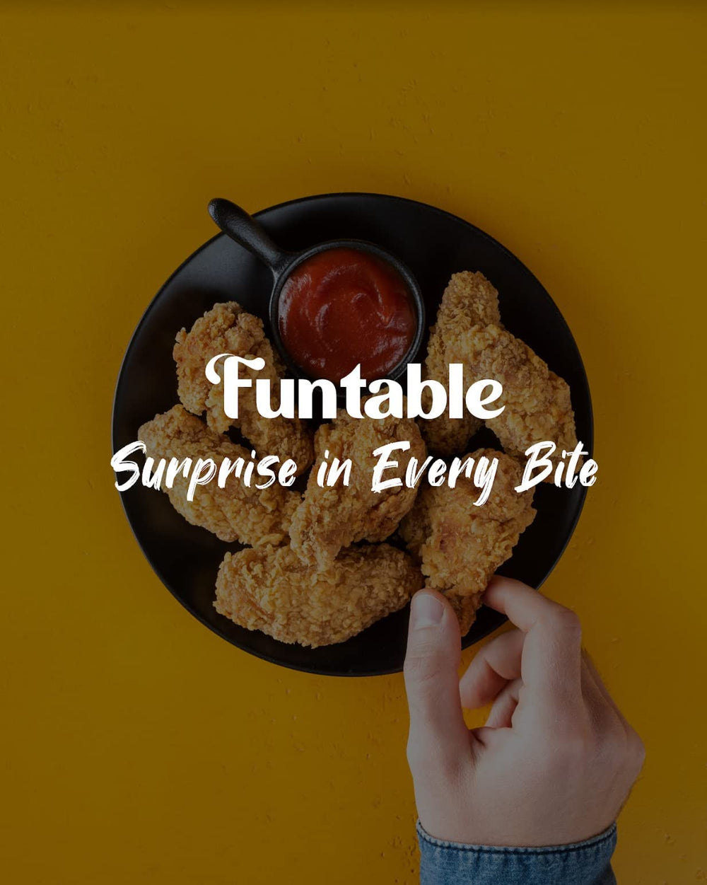 Funtable Korean Chicken Sauce glazed-chicken—sticky finish that clings to bites.