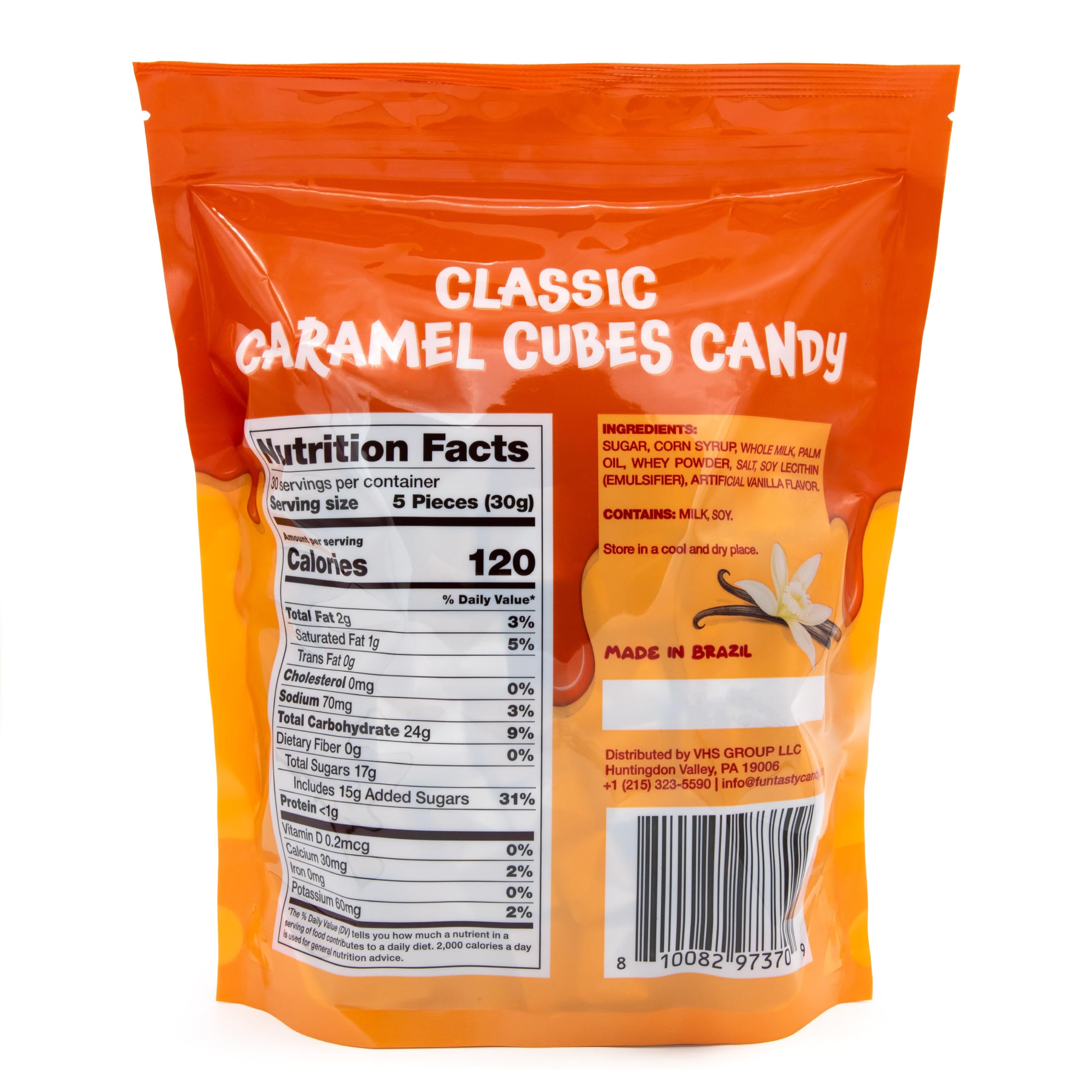 FUNTASTY caramel candy melting smoothly for sauces and baking.
