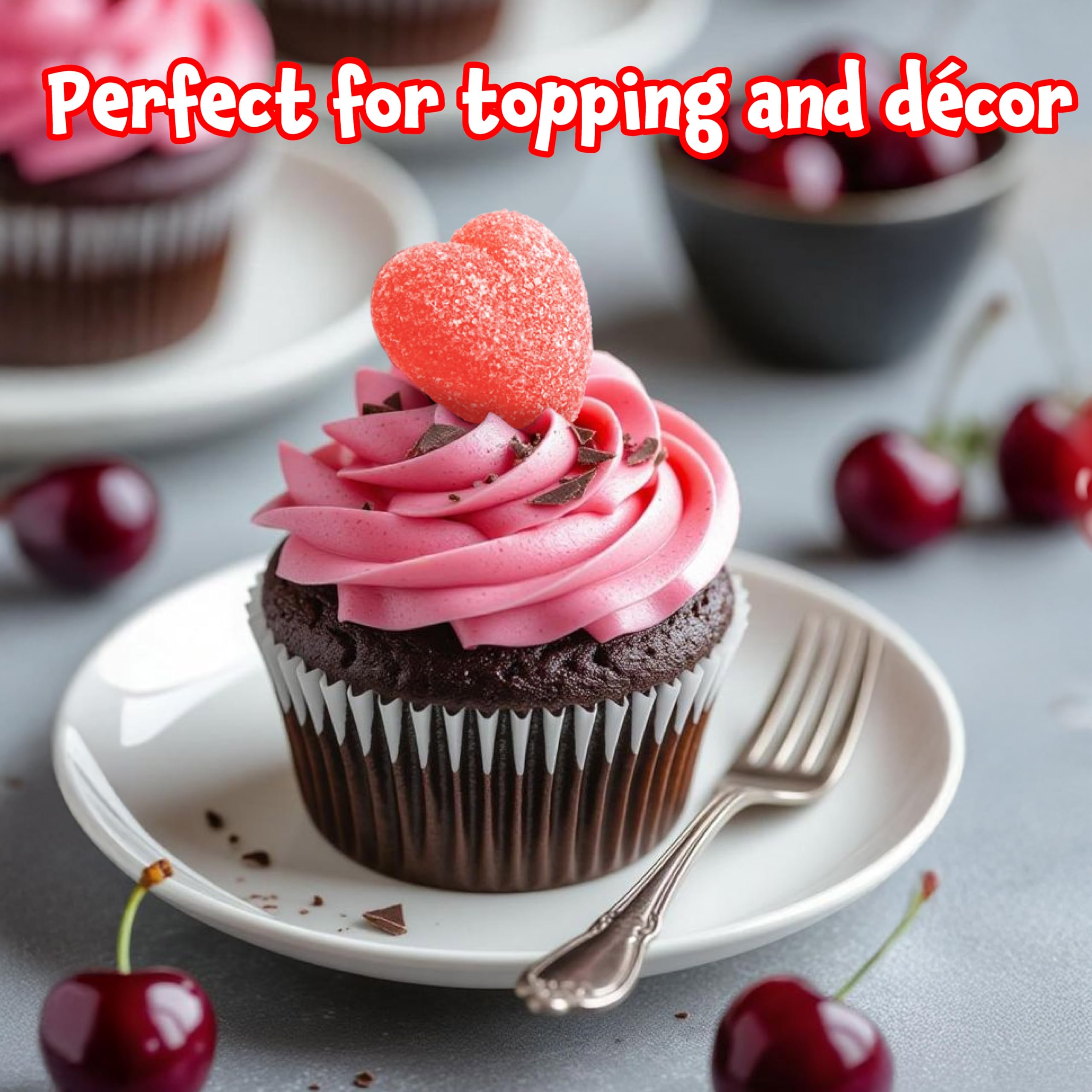FUNTASTY Cherry Hearts ideal for gift bags and festive décor.