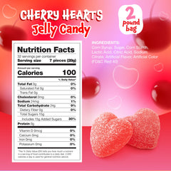 FUNTASTY Cherry Hearts rich cherry flavor for desserts and buffets.