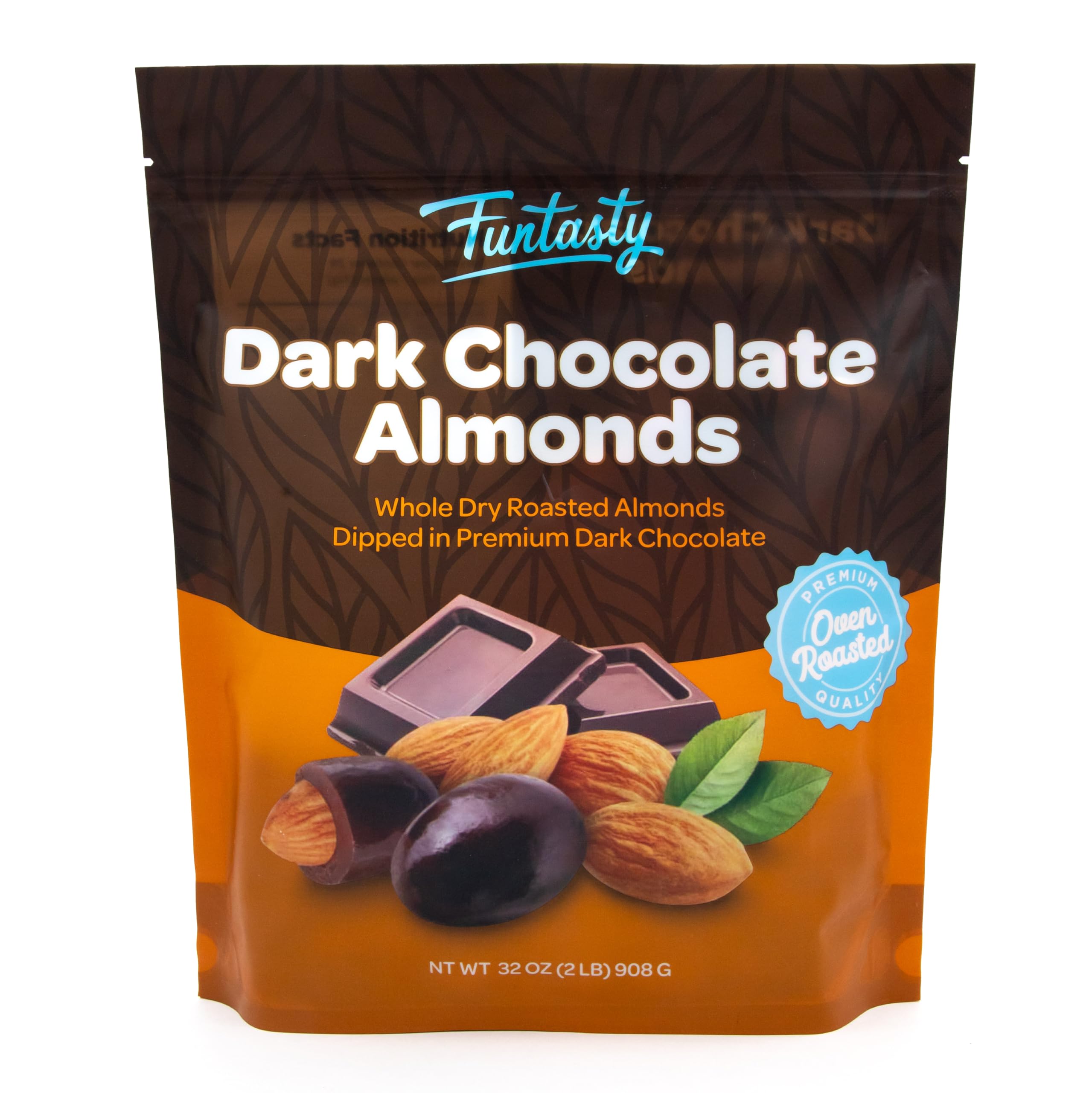 FUNTASTY dark chocolate almonds on a cheese board for a refined pairing