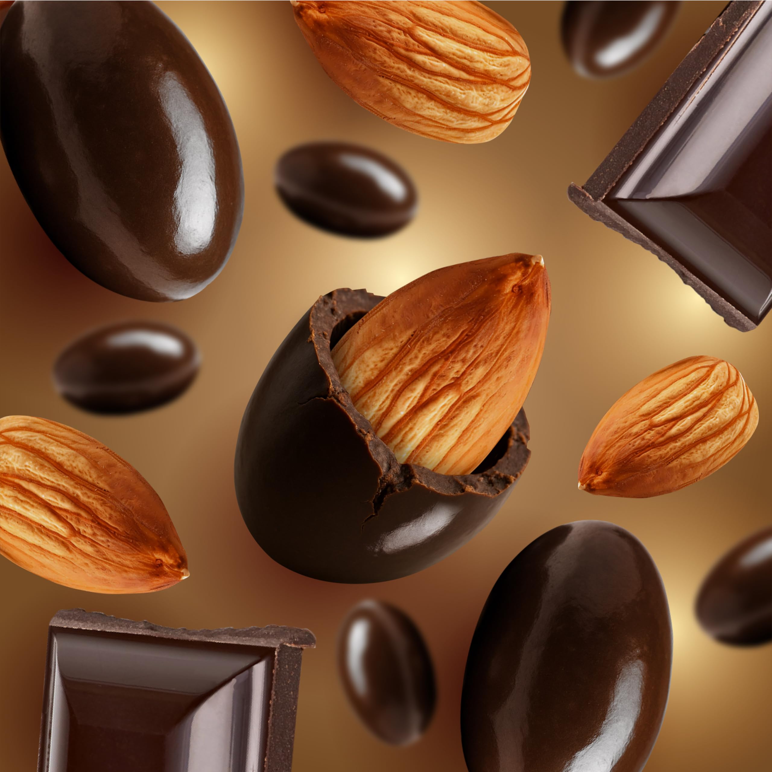 FUNTASTY dark chocolate almonds mixed with fruit and nuts for layered snacking