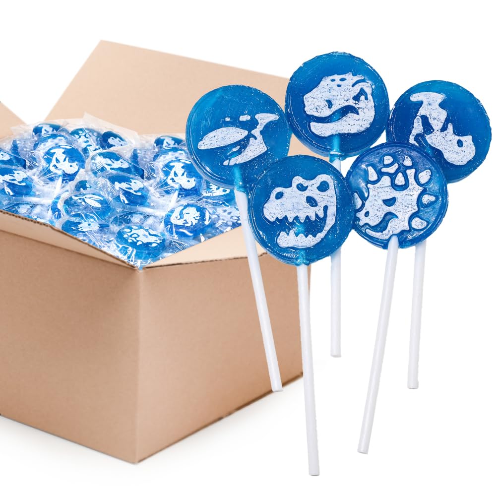 FUNTASTY Dinos Lollipops bulk pack ready for parties and sharing.