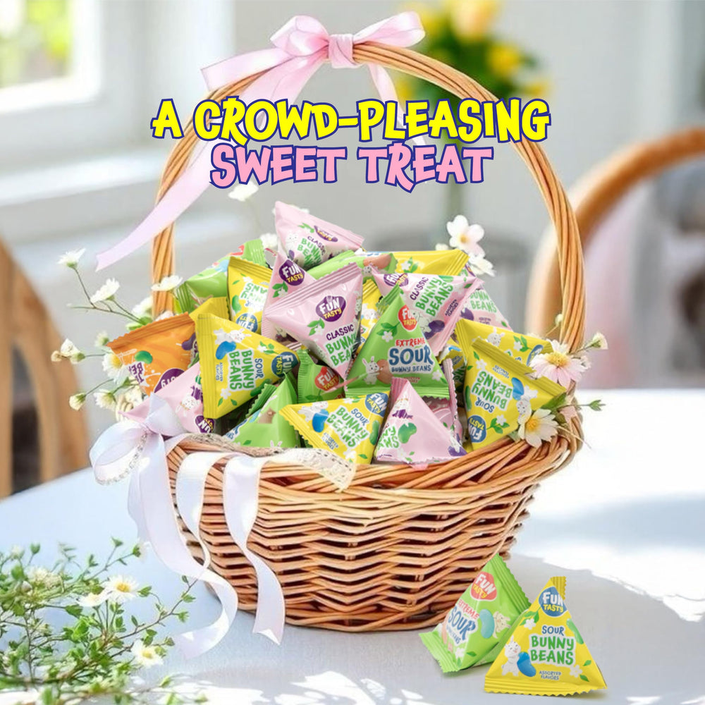 FUNTASTY Easter eggs fillers with jelly beans for surprises inside eggs.