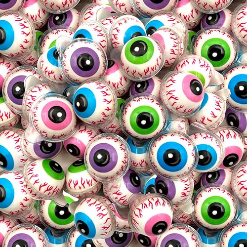 Funtasty Eyeballs Gummy on cupcakes as a spooky topper