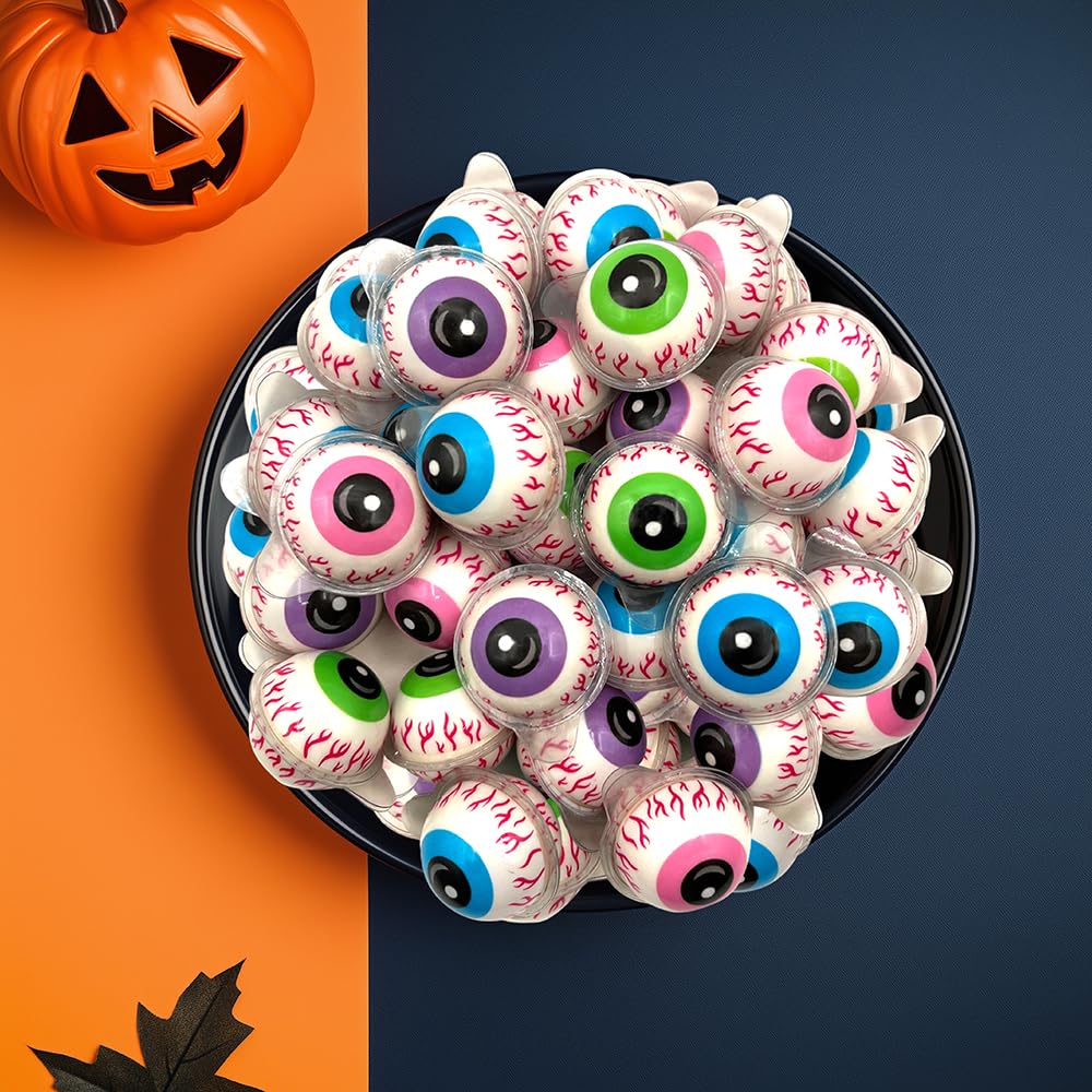 Funtasty Eyeballs Gummy individually wrapped piece for gift bags