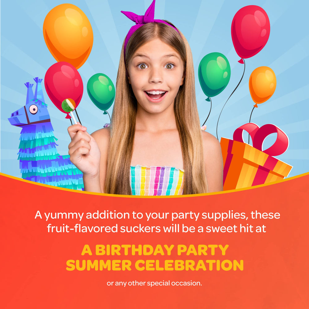 FUNTASTY lollipops suitable for pinatas and celebration treats.