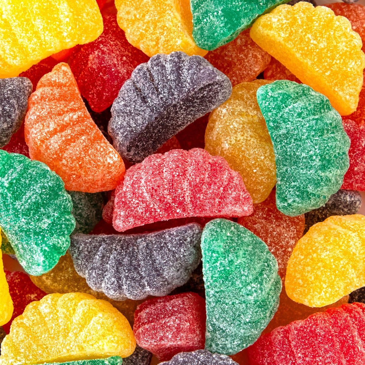 FUNTASTY Fruit Slices bulk pack wedges, colorful and ideal for gifting.