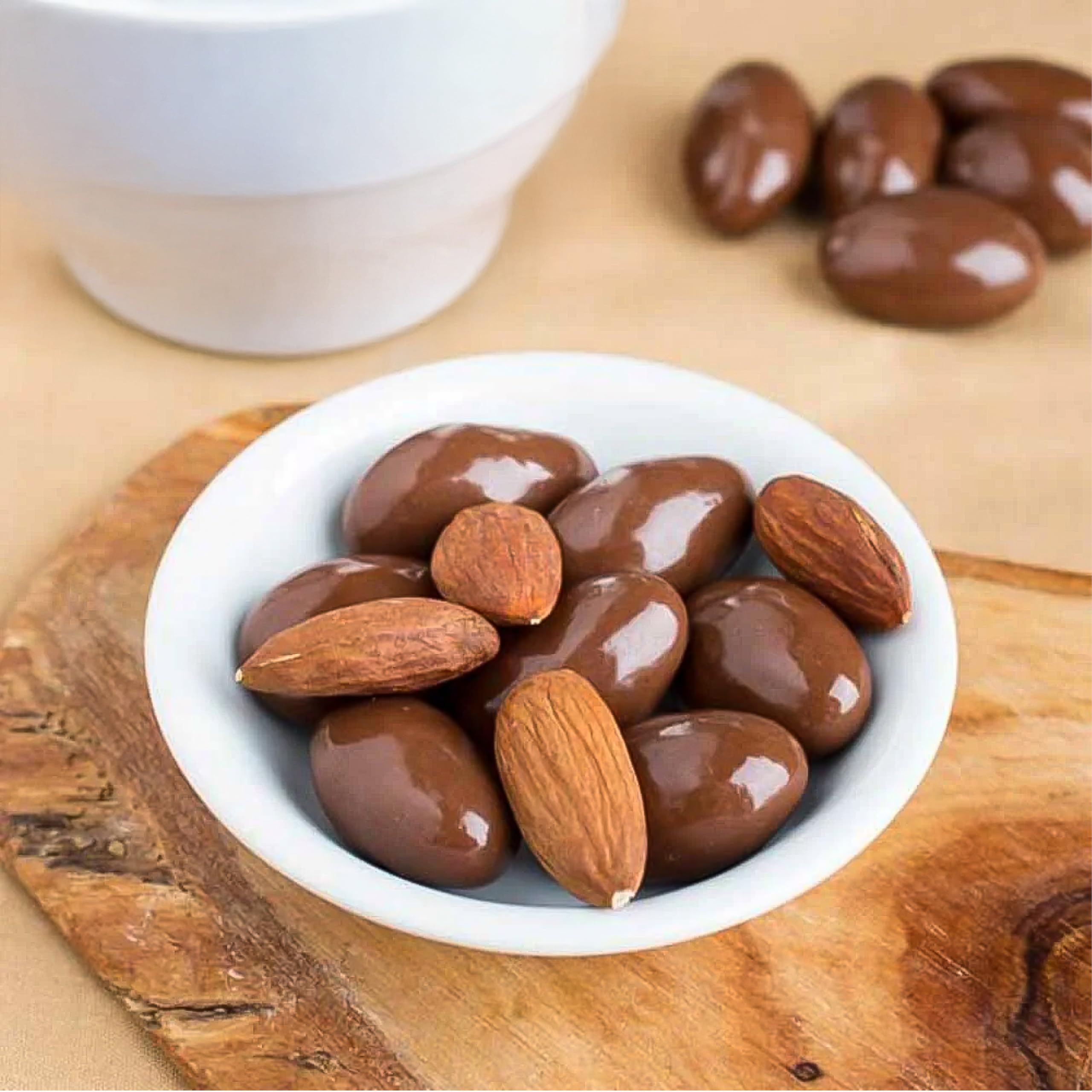 FUNTASTY gift jar of chocolate almonds ideal for gifting occasions.