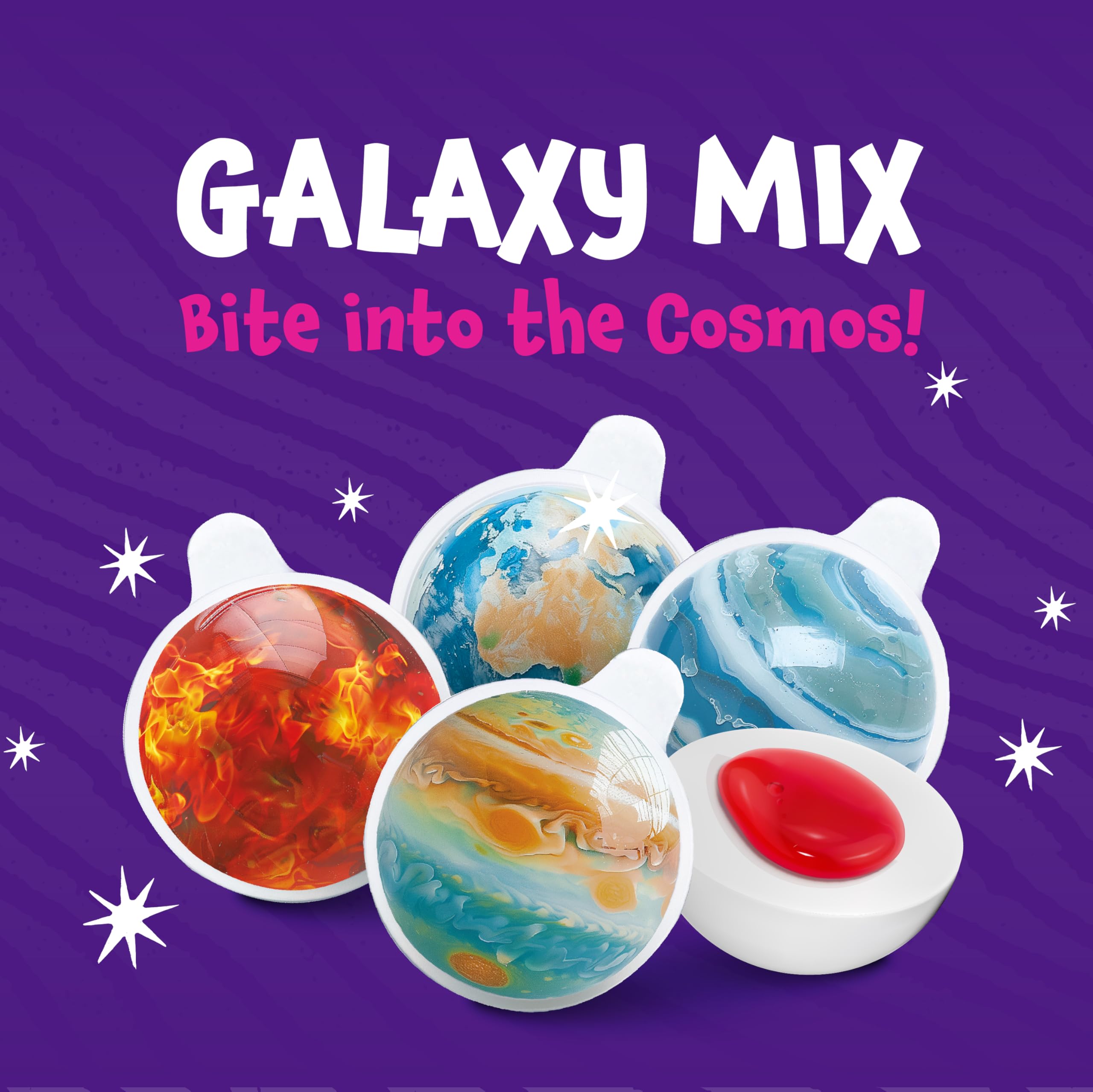 FUNTASTY gummy planets colorful mix for candy dishes and parties