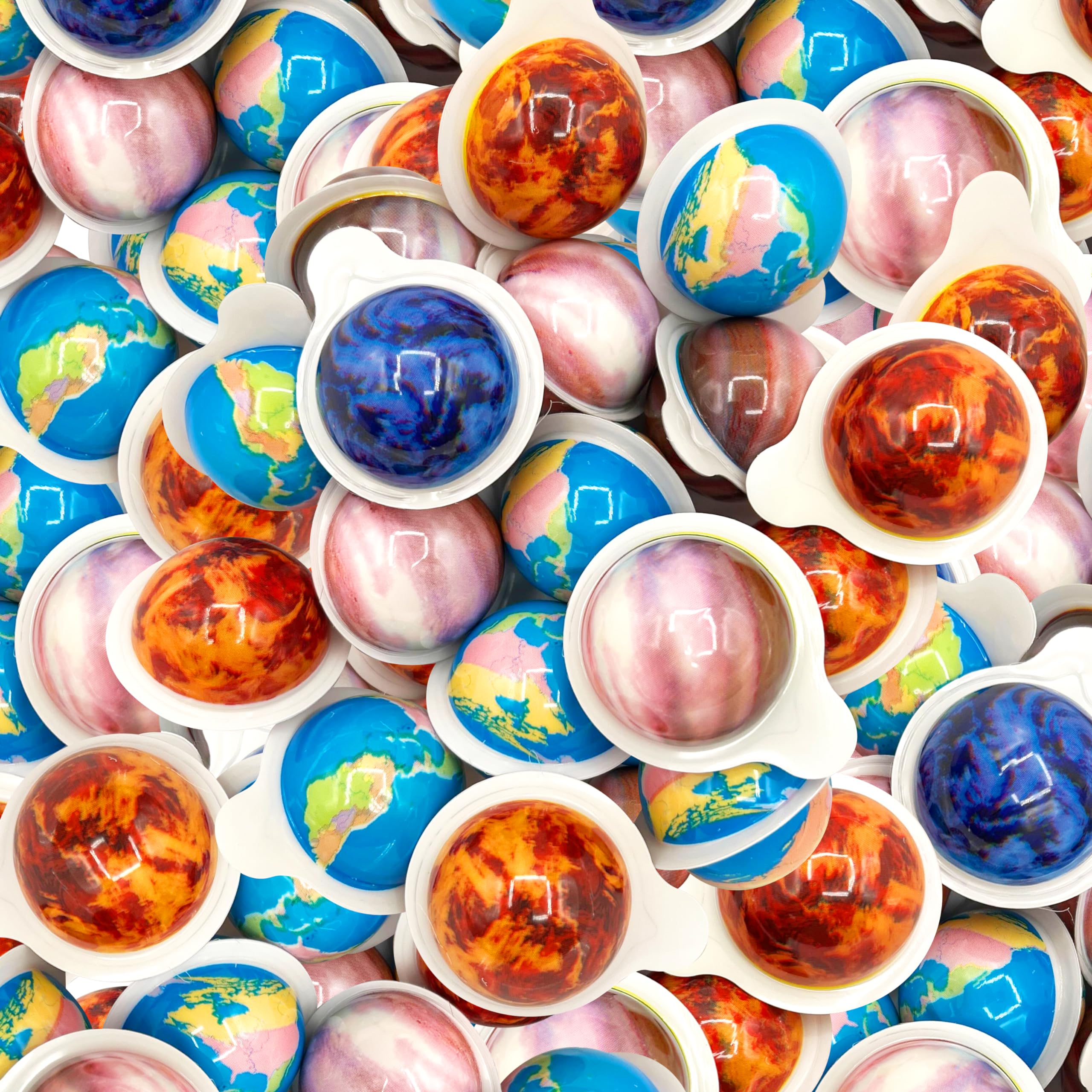 FUNTASTY gummy planets Easter display candy with bright colors