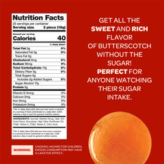 FUNTASTY individually wrapped butterscotch candies for on-the-go snacking.