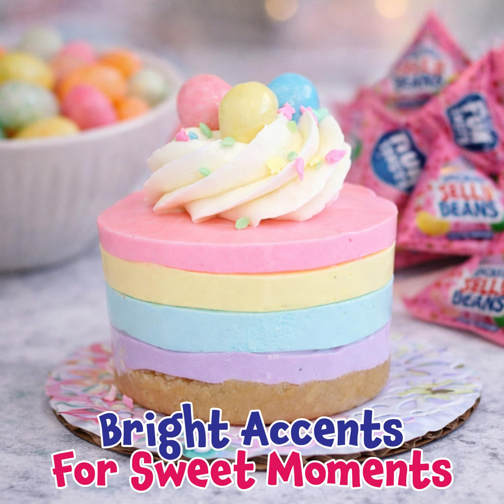 FUNTASTY Jelly Beans packaged for easy party favors and gifting.