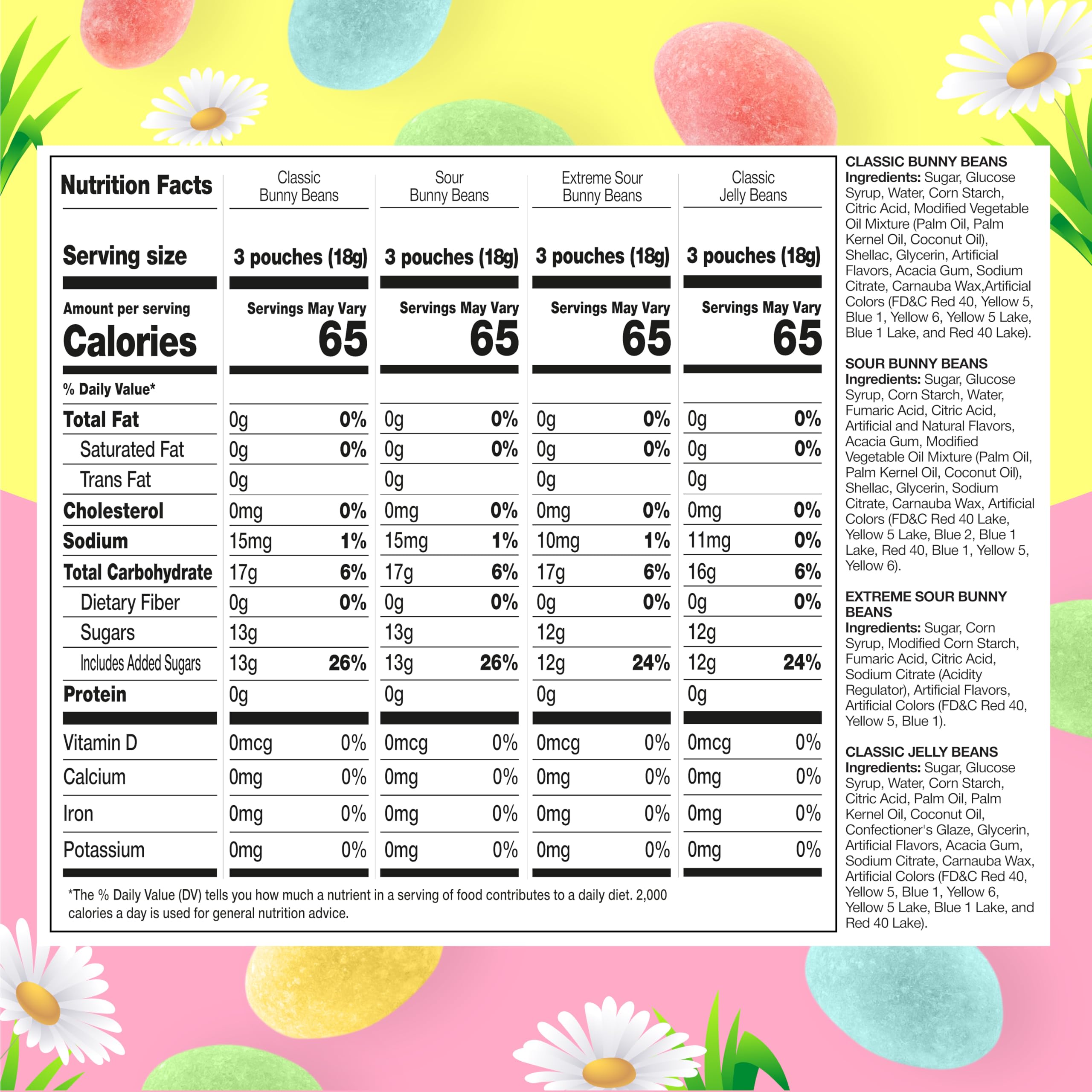 FUNTASTY jelly beans sour variety for vibrant candy bowls and displays.