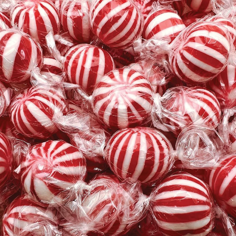 FUNTASTY Jumbo Mint Balls bulk 2 lb bag for party bowls and gifts.