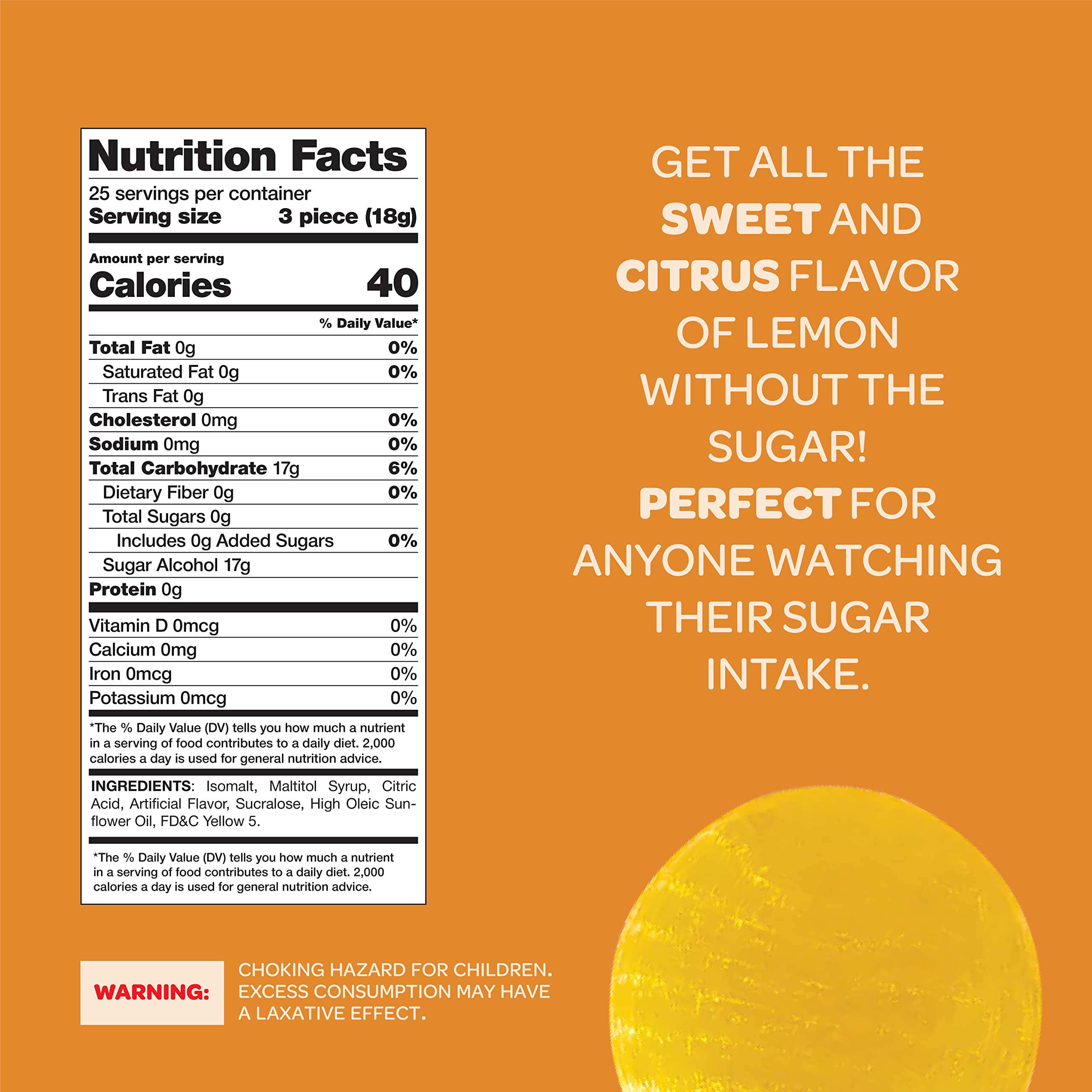 FUNTASTY lemon hard candy at a party, great for sharing.