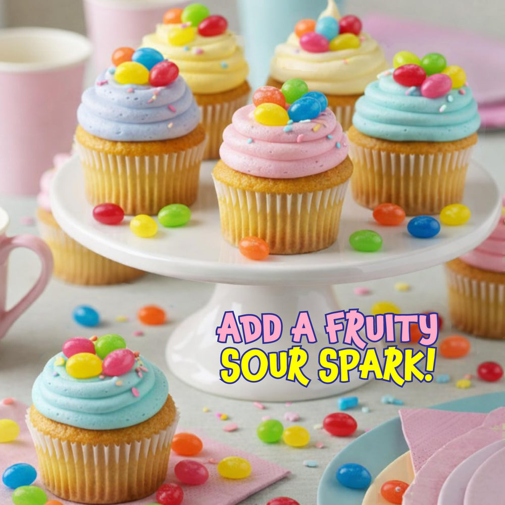 FUNTASTY pastel packaging on display enhances spring candy tables.