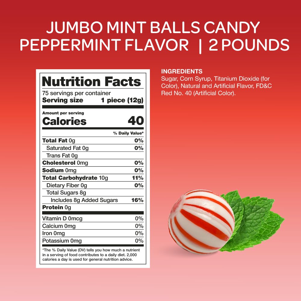 FUNTASTY Peppermint hard candy individually wrapped for easy sharing and freshness.