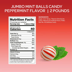 FUNTASTY Peppermint hard candy individually wrapped for easy sharing and freshness.