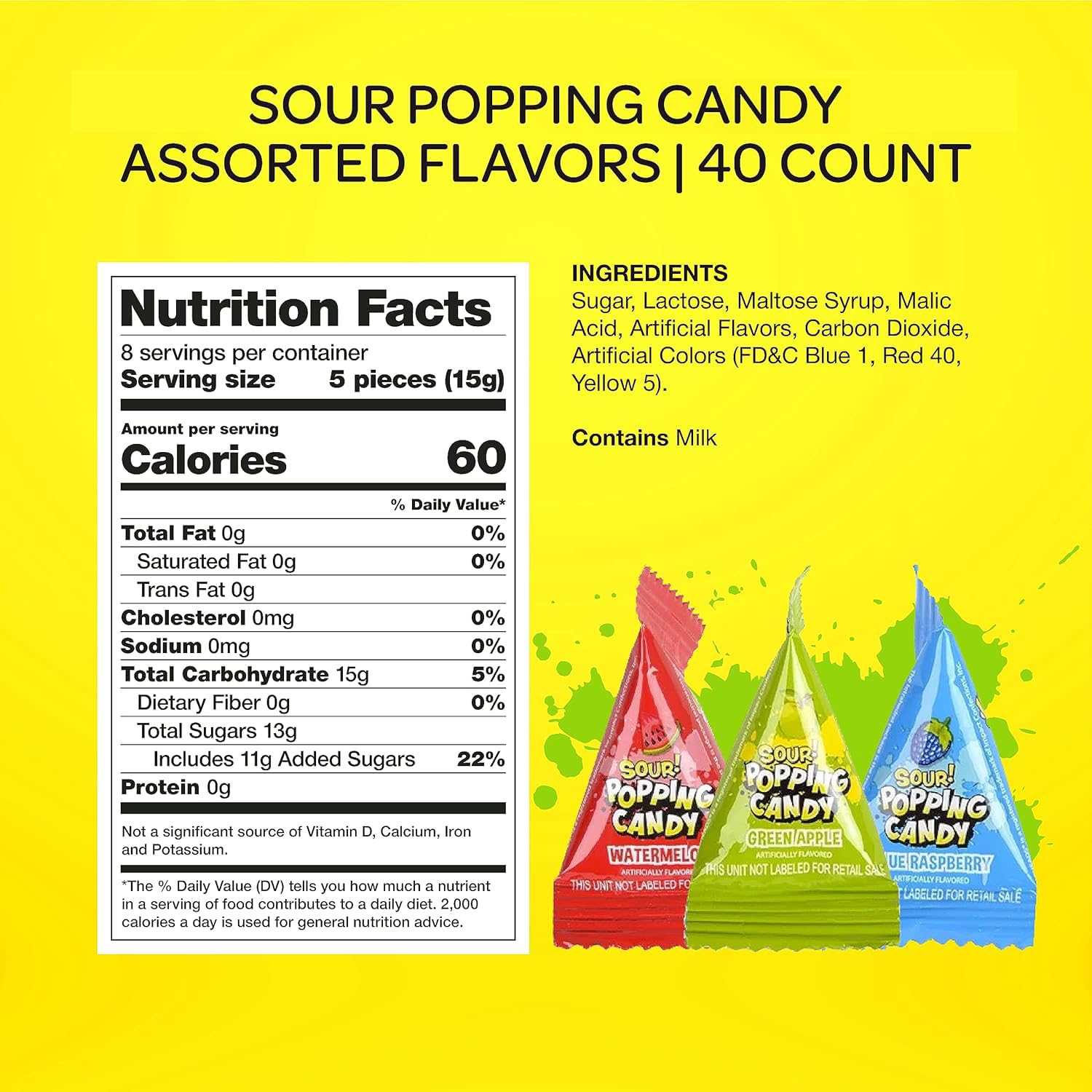 FUNTASTY mini pack color burst captures popping candy texture for party snacking.