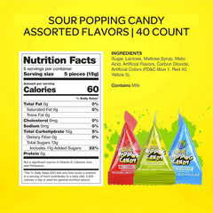 FUNTASTY mini pack color burst captures popping candy texture for party snacking.