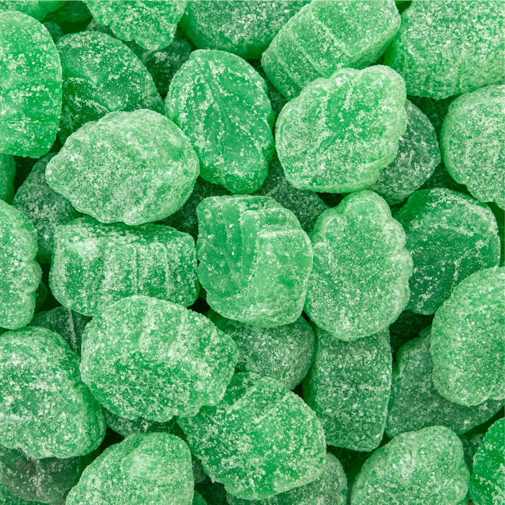 FUNTASTY Spearmint Leaves Candy bag on display, ideal for party favors.