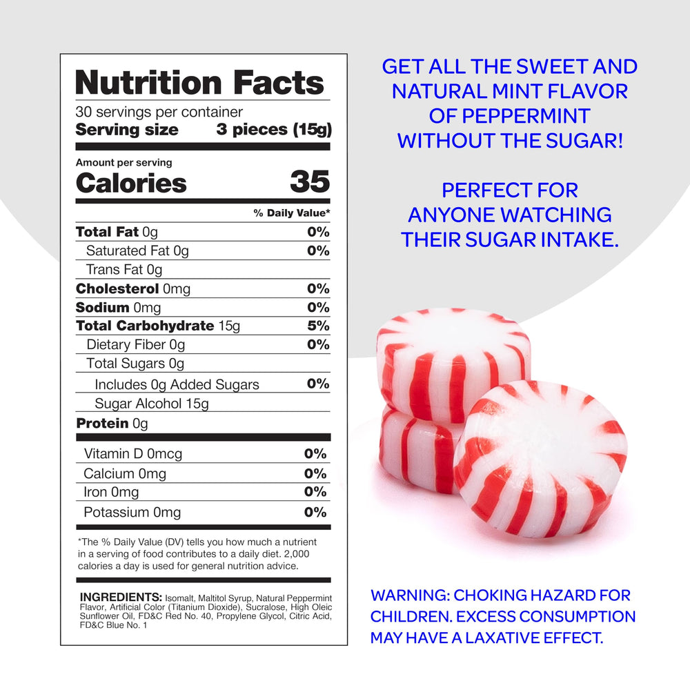 FUNTASTY Sugar-Free Starlight Mints close-up for instant breath freshening.