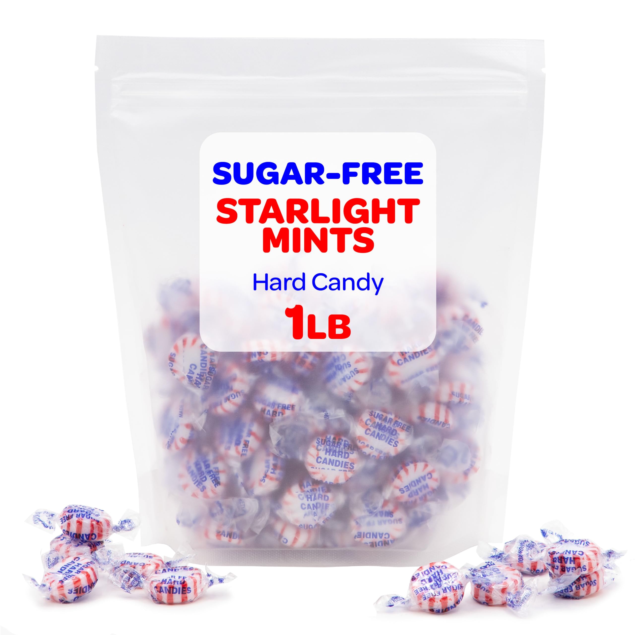 FUNTASTY Sugar-Free Starlight Mints are individually wrapped for on-the-go freshness.
