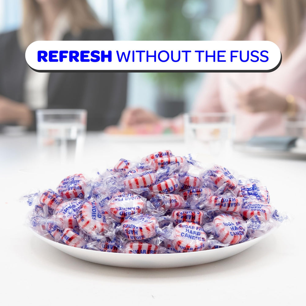 FUNTASTY Starlight Mints stay fresh in the pantry for sugar-free mint options.