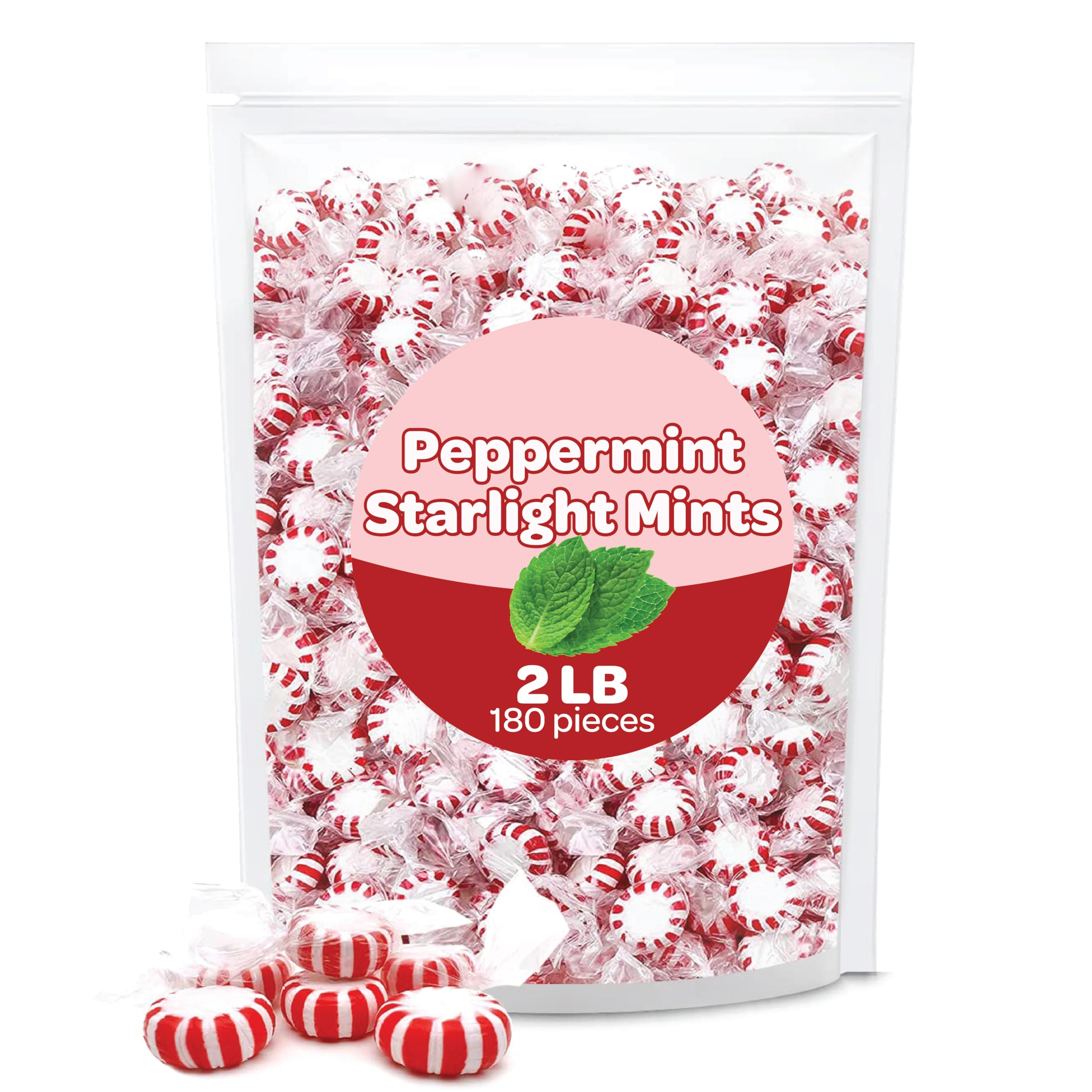 FUNTASTY Starlight Mints wrap close-up highlighting classic peppermint flavor