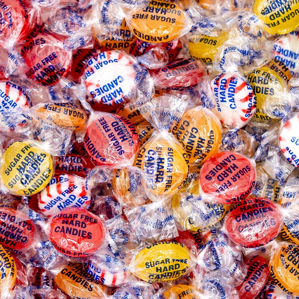 FUNTASTY sugar-free lemon hard candy piece wrapped for on-the-go enjoyment
