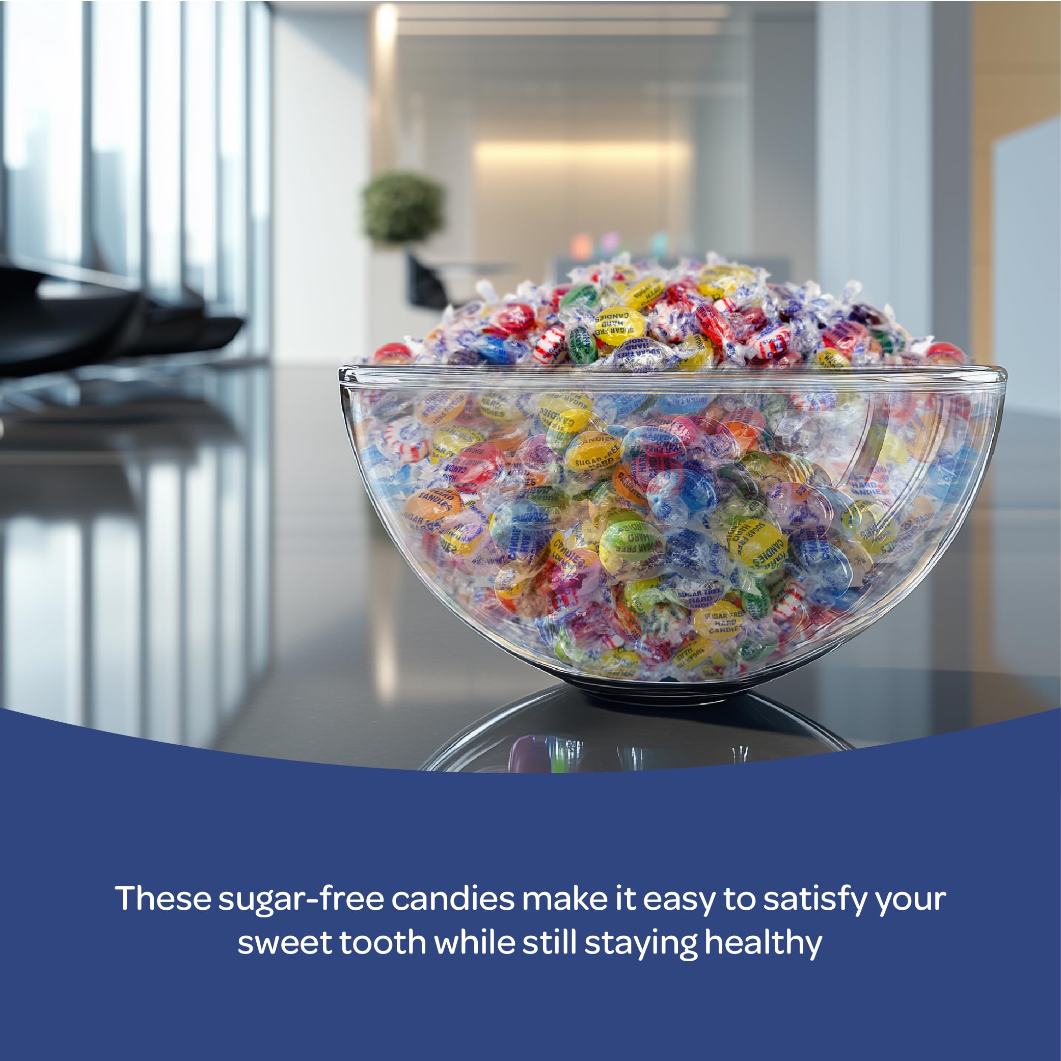 FUNTASTY sugar-free cherry candy close-up for fruity office treats