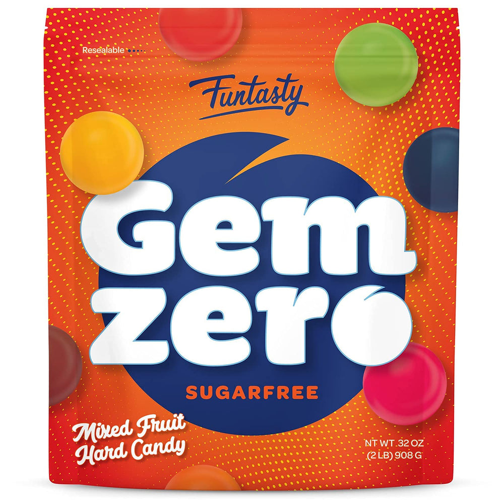 FUNTASTY sugar-free peppermint candy close-up for fresh breath breaks