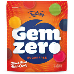 FUNTASTY sugar-free peppermint candy close-up for fresh breath breaks