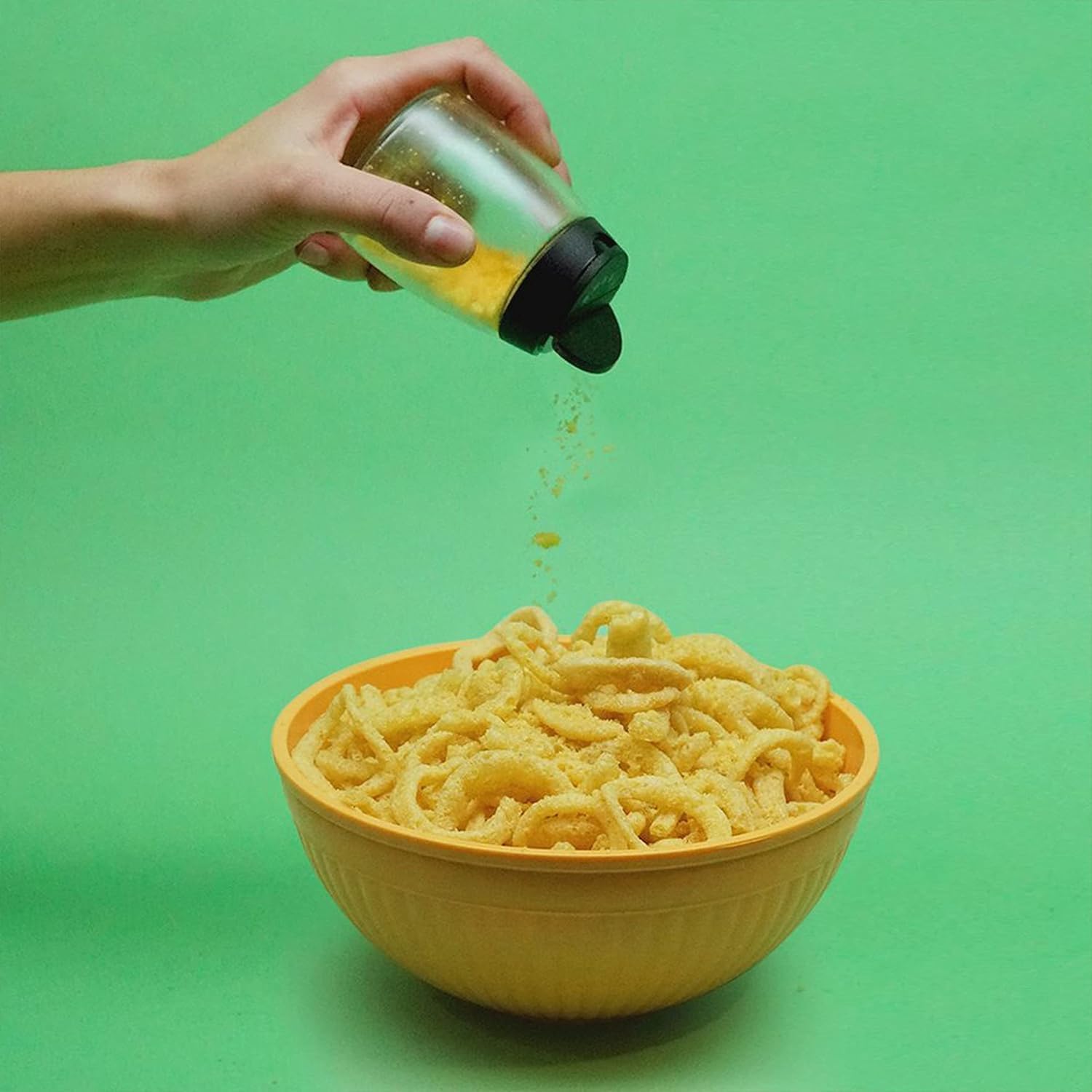 Funyuns Onion Rings dip-pairing image suggests tasty dips for parties.