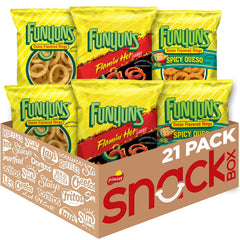 Funyuns Onion Rings Original pack-21 product shot for convenient snacking.