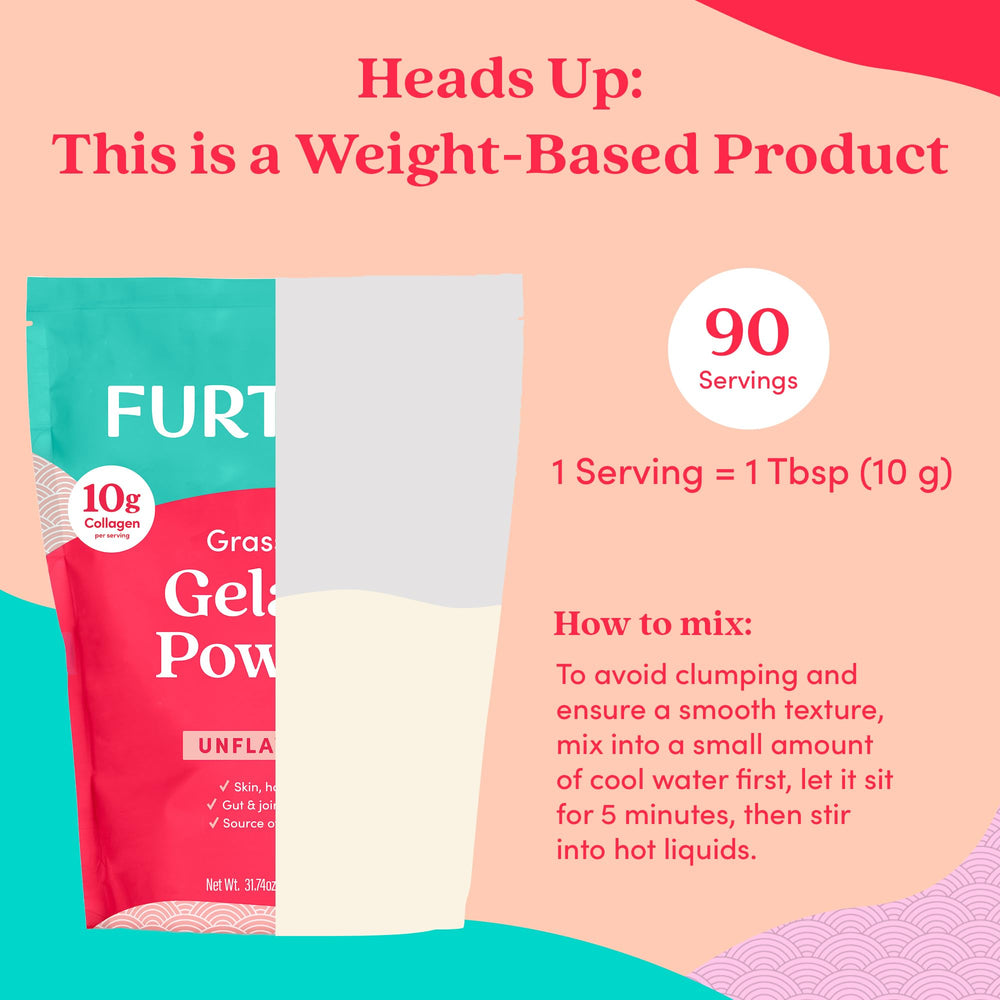 Further Food Gelatin Powder kitchen-usage; ideal thickener for sauces and snacks.