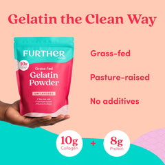 Further Food Gelatin Powder mixing in liquid; dissolves smoothly in water.