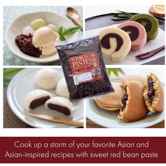 Fusion Select 2 packs red bean paste packaging highlights clean label with no additives.