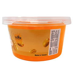 Fusion Select bursting pearls as fruit toppings in mango beverages for a bright flavor pop