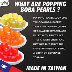 Fusion Select Bobaz toppings for drinks ideal for customizing beverages with fruity notes.