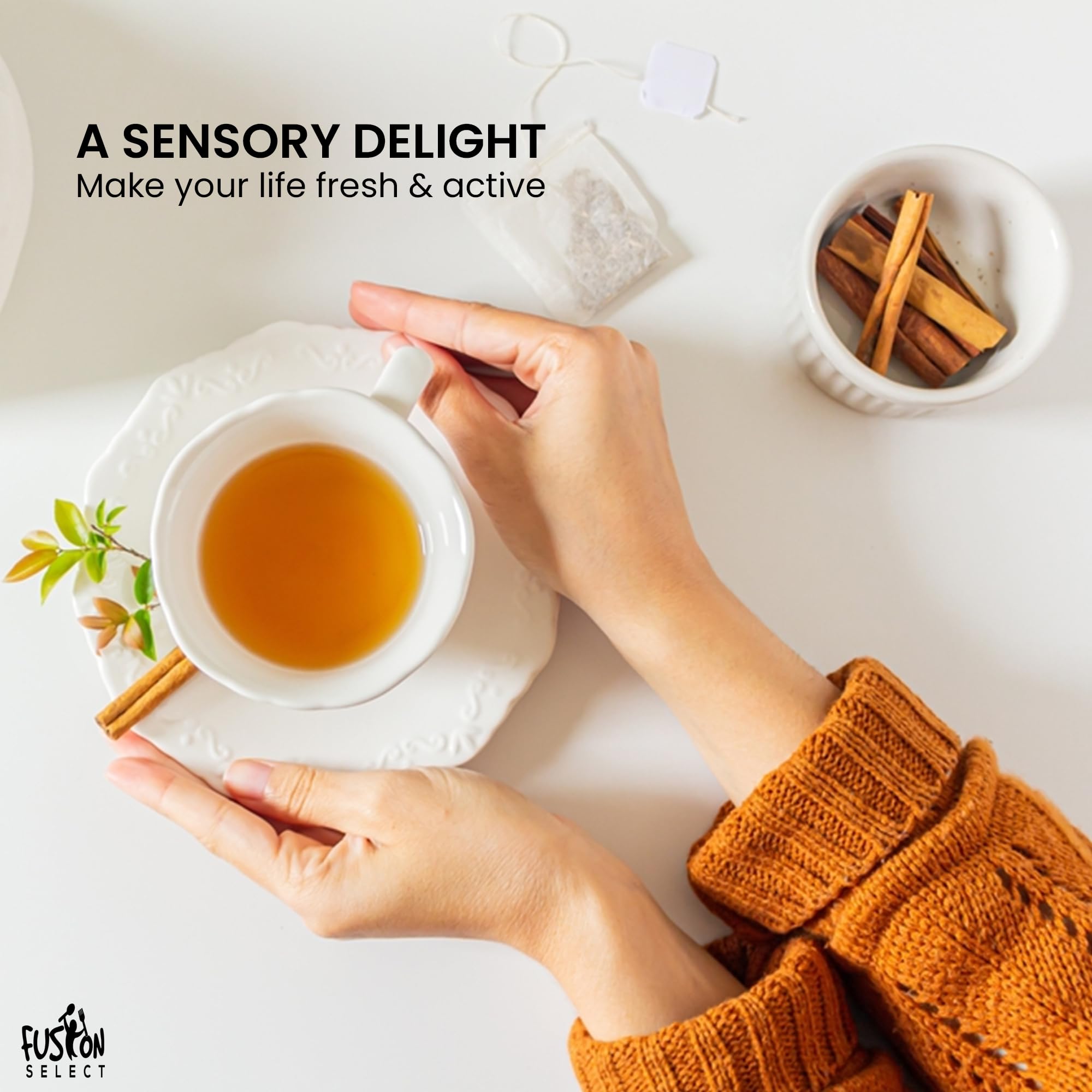 Fusion Select cinnamon sticks add warmth to chai tea and beverages