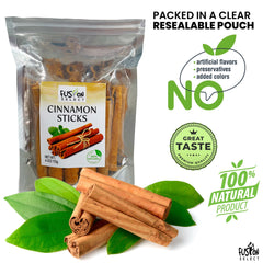 Fusion Select 4 oz resealable pouch preserves freshness of cinnamon sticks